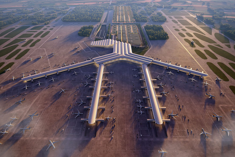 Removal of collisions between 110 and 220 kV high-voltage lines during the construction...